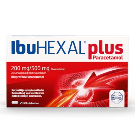 IbuHEXAL plus Paracetamol 200 mg/500 mg Filmtabletten