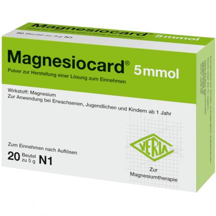 MAGNESIOCARD 5 mmol Plv.z.Her.e.Lsg.z.Einnehmen