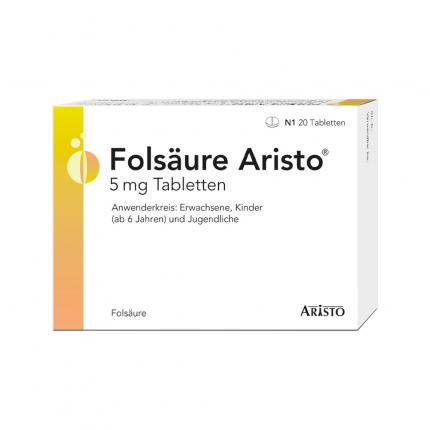 Folsäure Aristo 5 mg Tabletten