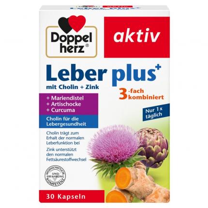 Doppelherz aktiv Leber plus mit Cholin + Zink