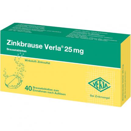 Zinkbrause Verla 25mg