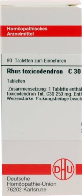 RHUS TOXICODENDRON C 30 Tabletten