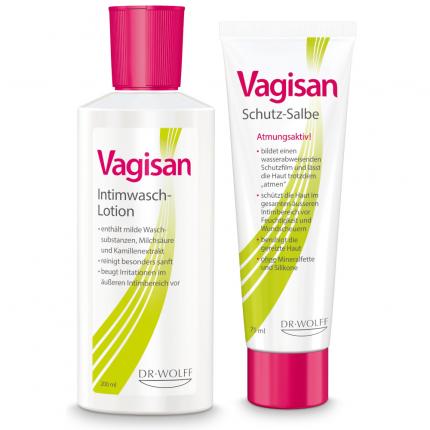 Vagisan Intimwaschlotion 200ml &amp; Vagisan Schutz-Salbe