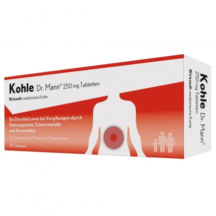 Kohle Dr.Mann 250 mg