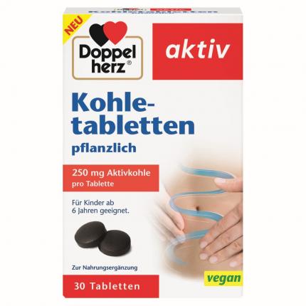 Doppelherz aktiv Kohletabletten pflanzlich