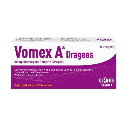 Vomex A Dragees - Bei Übelkeit und Erbrechen