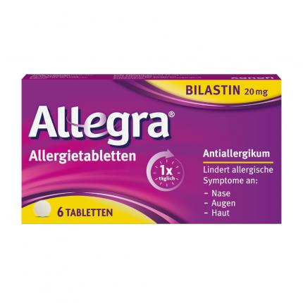 Allegra Allergietabletten - schnell bei Heuschnupfen &amp; Allergien