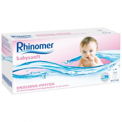 Rhinomer babysanft Meerwasser 5ml EINZELDOSIS-PIPETTEN