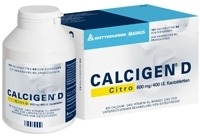 CALCIGEN D Citro 600mg/400 I.E.