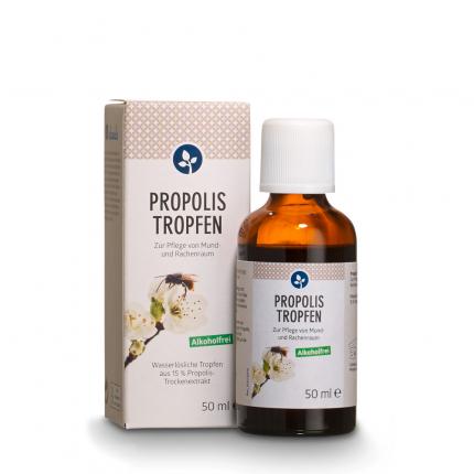 PROPOLIS TROPFEN zur Pflege von Mund- und Rachenraum ALKOHOLFREI