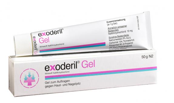 exoderil Gel bei Fuß- &amp; Nagelpilz