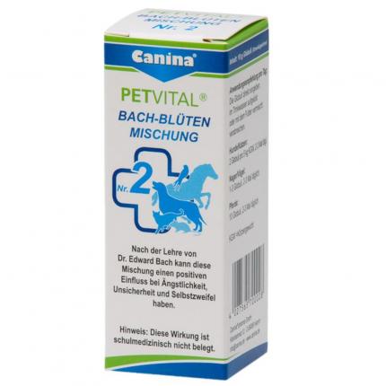 Canina PETVITAL BACH-BLÜTEN MISCHUNG Nr. 2 Globuli vet.