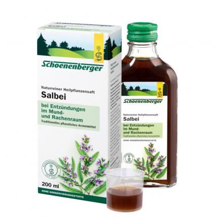 Schoenenberger Naturreiner Heilpflanzensaft Salbei