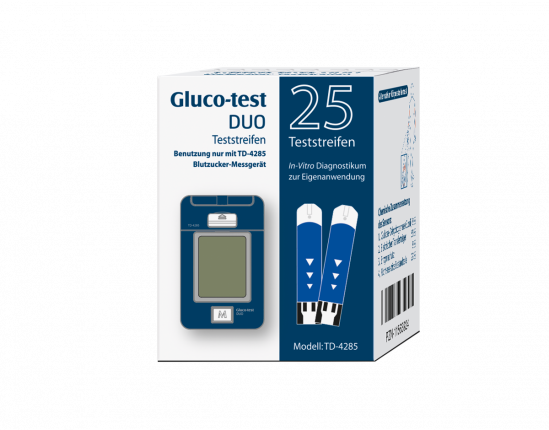 GLUCO TEST DUO Teststreifen