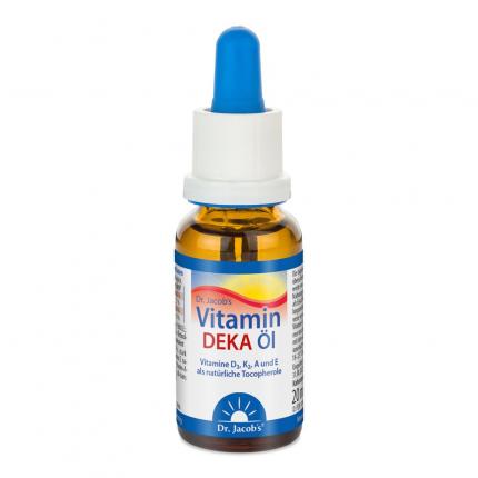 Dr. Jacob&#039;s DEKA Öl Vitamin D3+K2+A+E