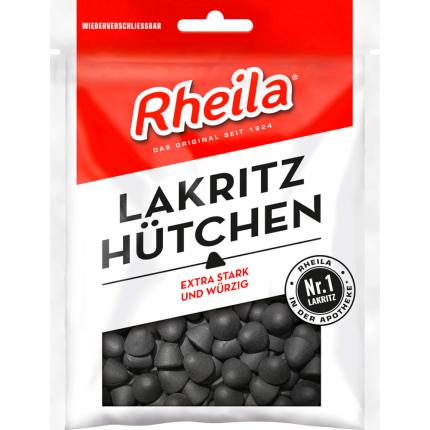 RHEILA Lakritz Hütchen Gummidrops mit Zucker