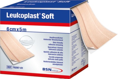 LEUKOPLAST Soft Pflaster 6 cmx5 m Rolle