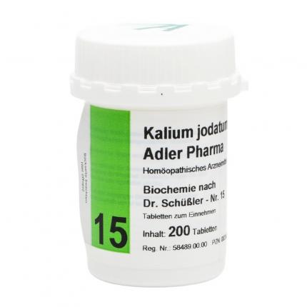 Kalium jodatum D12 Adler Pharma Nr.15, Tablette