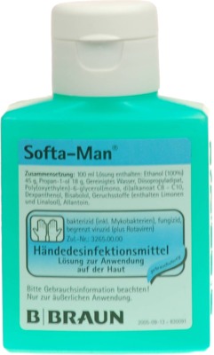 SOFTA MAN Händedesinfektion Kittelflasche