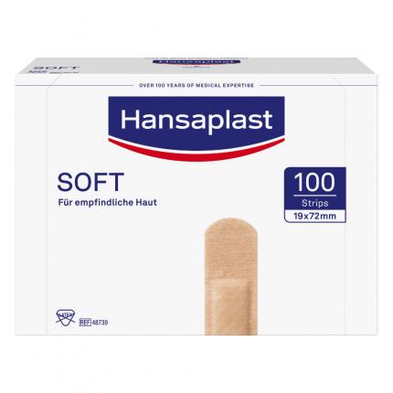 Hansaplast SOFT Strips 19x72mm