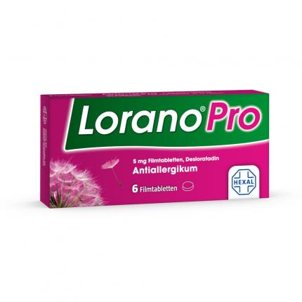 Lorano Pro bei Allergie – Die Allergietabletten für alle Heuschnupfen-Symptome