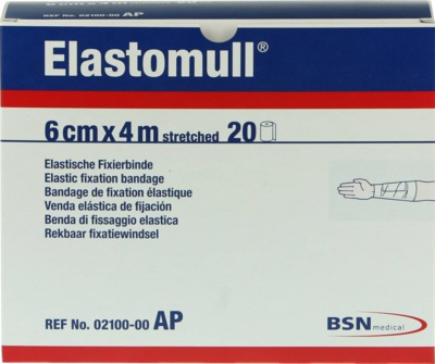 Elastomull 6cmx4m streched Elastische Fixierbinde