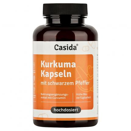 Casida Kurkuma Kapseln mit schwarzem Pfeffer