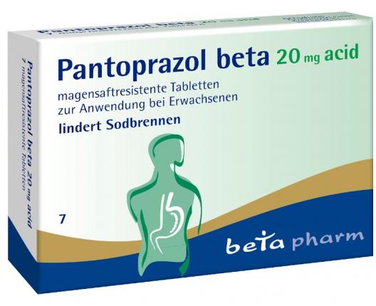 Pantoprazol beta 20mg acid