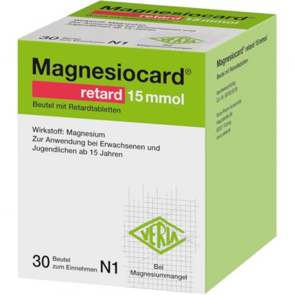 MAGNESIOCARD retard 15 mmol Beutel m.ret.Filmtabl.