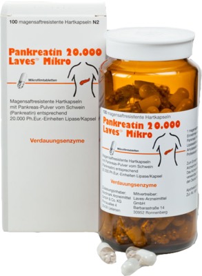 Pankreatin 20.000 Laves Mikro magensaftres.Kapseln