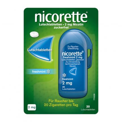 nicorette 2 mg Nikotinlutschtabletten freshmint -20% Cashback*