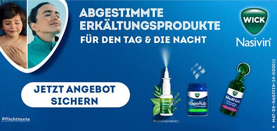 Wick und Nasivin Produkte günstig bei Sanicare kaufen!